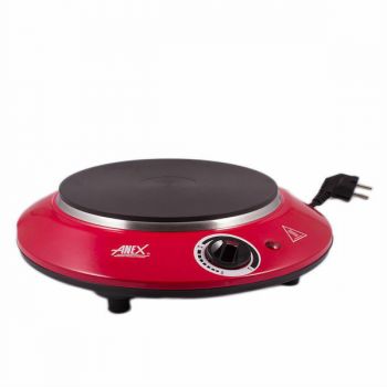 Anex AG 2065 Deluxe Hot Plate Red and Silver